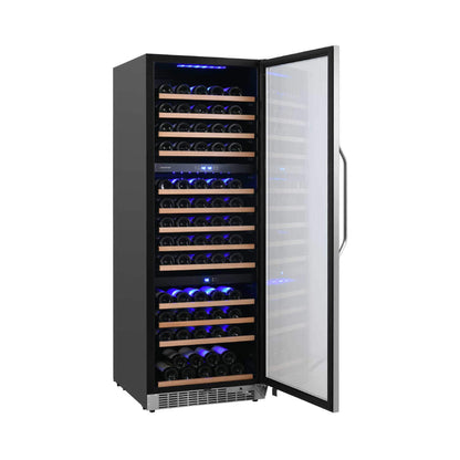 Edgestar 24" Wide 131 Bottle Capacity Built-In Triple Zone Wine Cooler