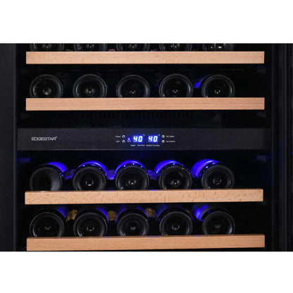 Edgestar 24" Wide 131 Bottle Capacity Built-In Triple Zone Wine Cooler
