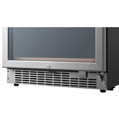Edgestar 24" Wide 131 Bottle Capacity Built-In Triple Zone Wine Cooler