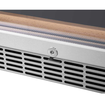 Edgestar 24" Wide 151 Bottle Capacity Freestanding Single Zone Wine Cooler With Even Cooling Technology