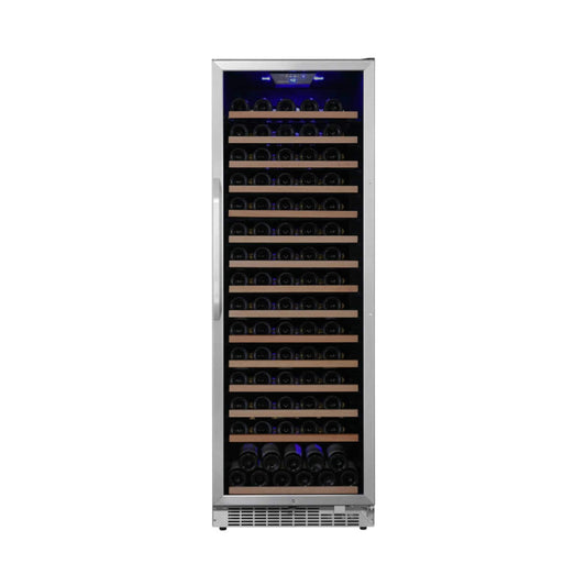 Edgestar 24" Wide 151 Bottle Capacity Freestanding Single Zone Wine Cooler With Even Cooling Technology