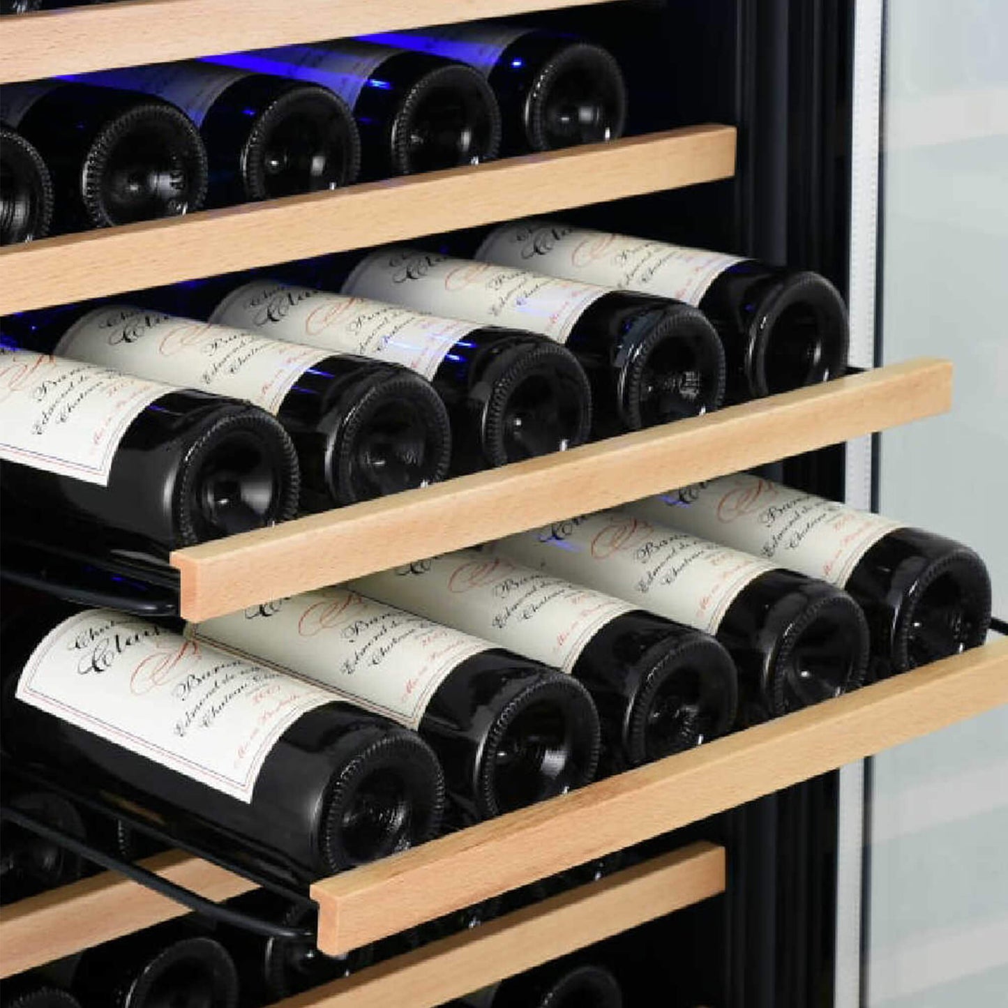 Edgestar 24" Wide 151 Bottle Capacity Freestanding Single Zone Wine Cooler With Even Cooling Technology