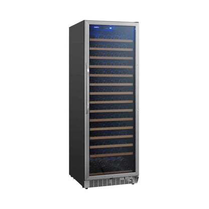 Edgestar 24" Wide 151 Bottle Capacity Freestanding Single Zone Wine Cooler With Even Cooling Technology
