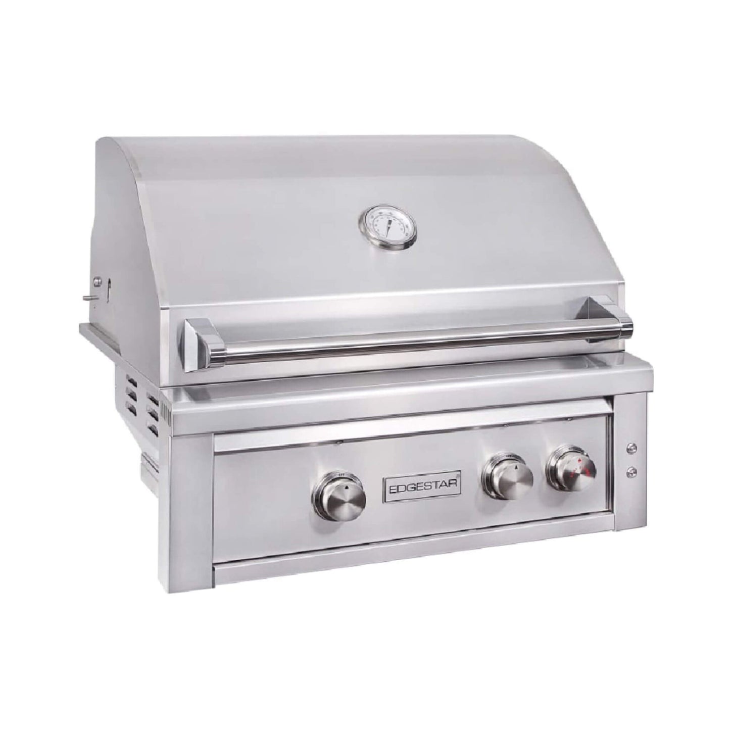 Edgestar 60K BTU 30-Inch Outdoor Built-In Grill with Rotisserie and LED Lighting