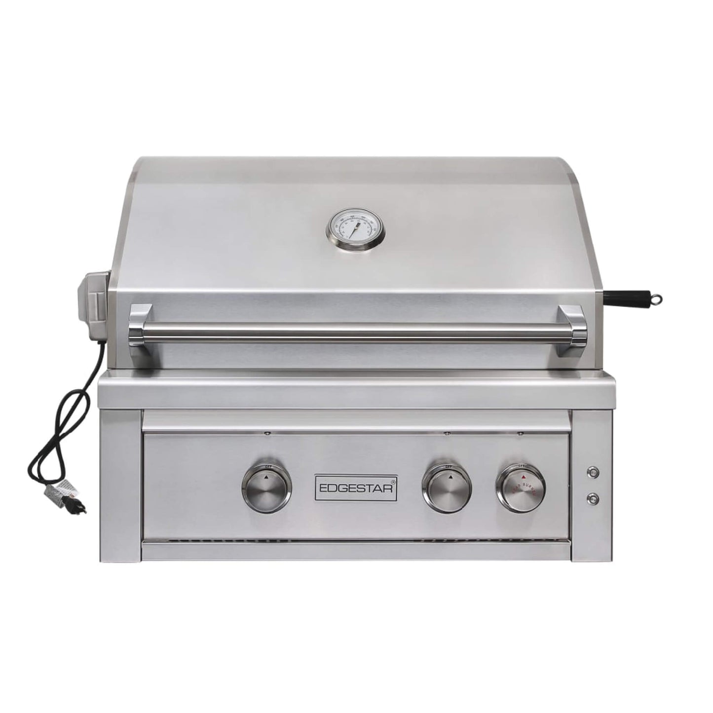 Edgestar 60K BTU 30-Inch Outdoor Built-In Grill with Rotisserie and LED Lighting