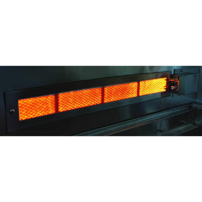 Edgestar 60K BTU 30-Inch Freestanding LED Lighting Grill and Cart with Rotisserie