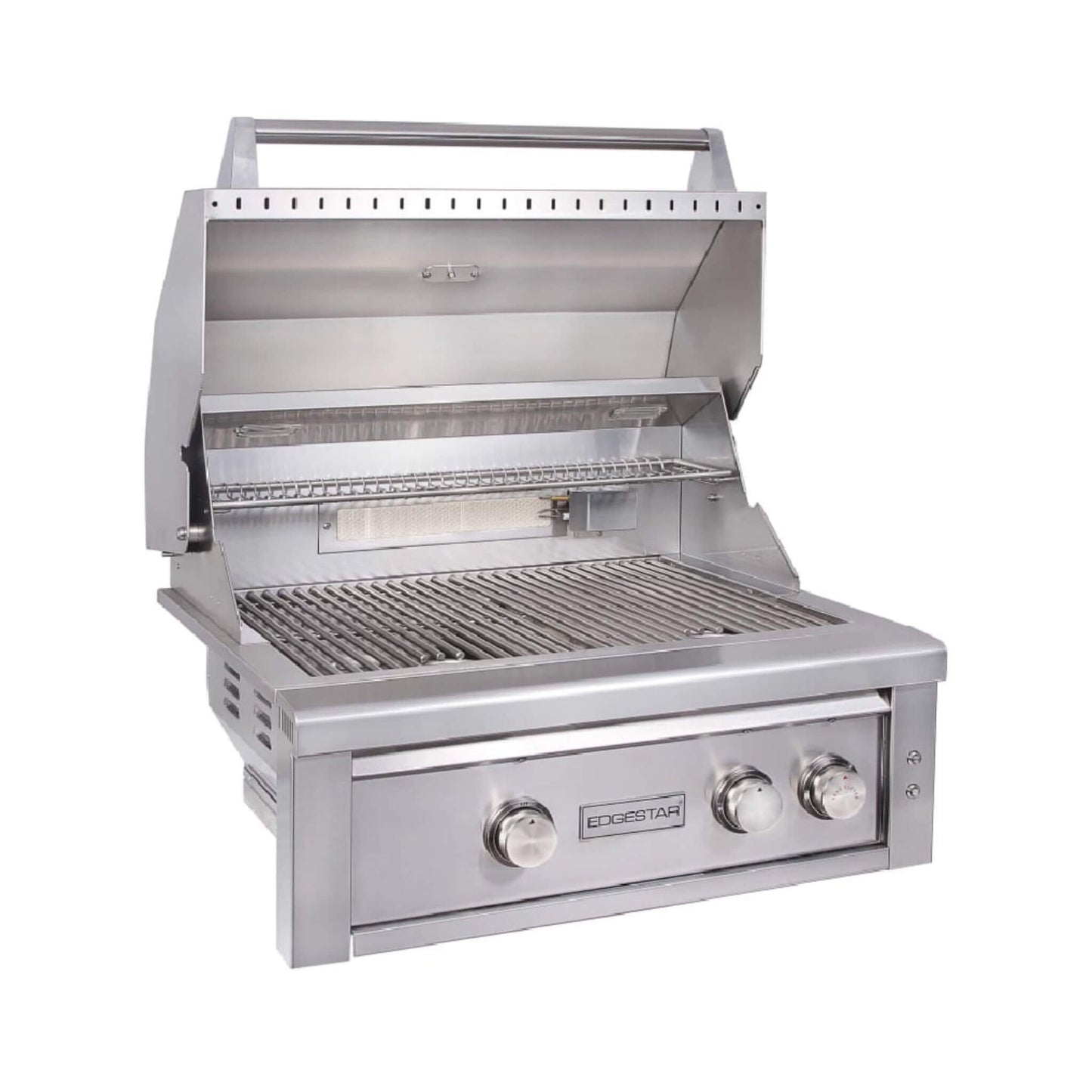Edgestar 60K BTU 30-Inch Outdoor Built-In Grill with Rotisserie and LED Lighting
