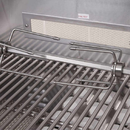Edgestar 60K BTU 30-Inch Outdoor Built-In Grill with Rotisserie and LED Lighting