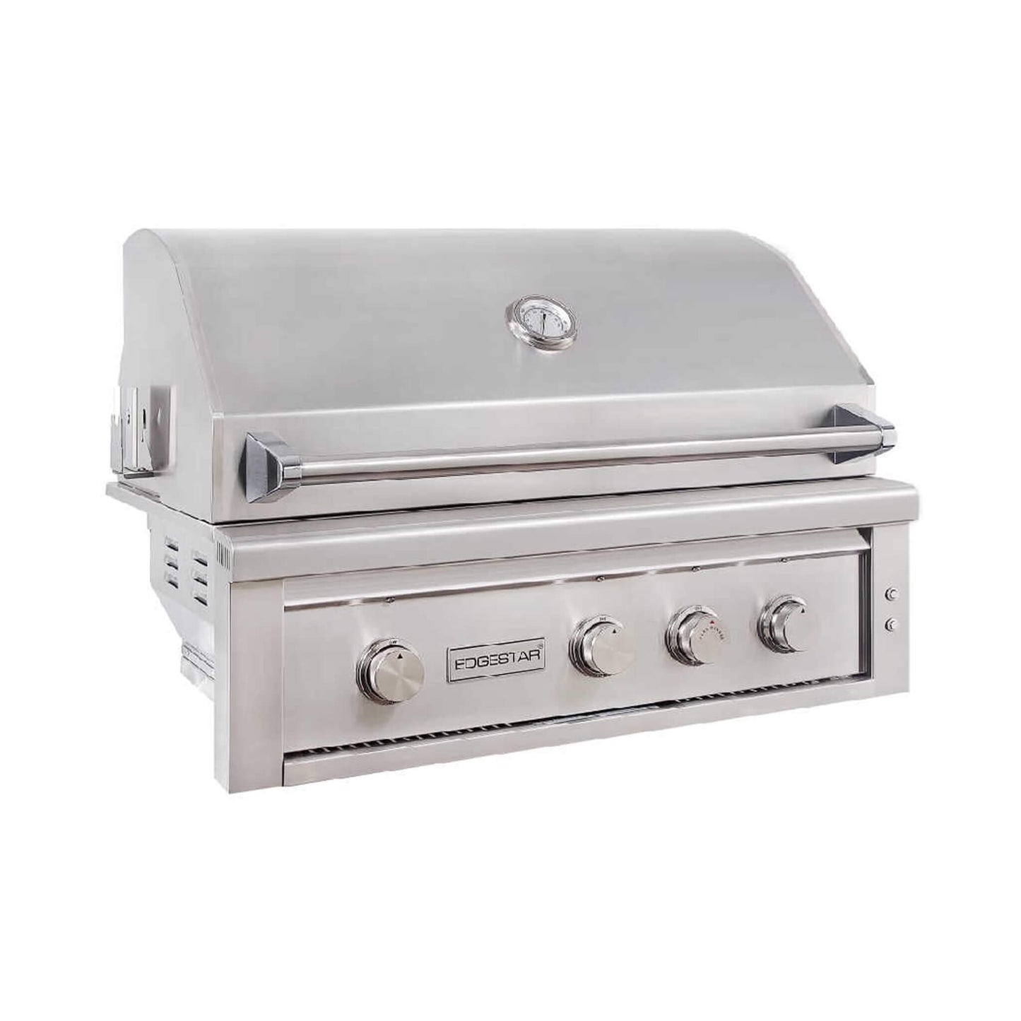 Edgestar 89K BTU 36-Inch Built-In Grill with Rotisserie and LED Lighting