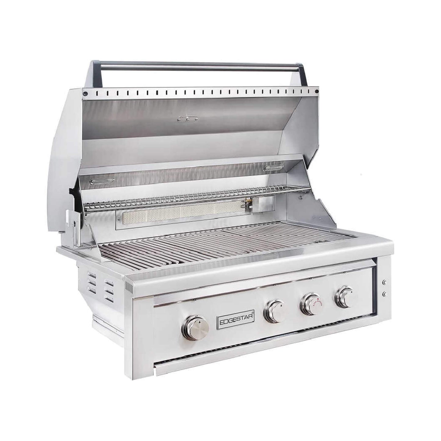 Edgestar 89K BTU 36-Inch Built-In Grill with Rotisserie and LED Lighting