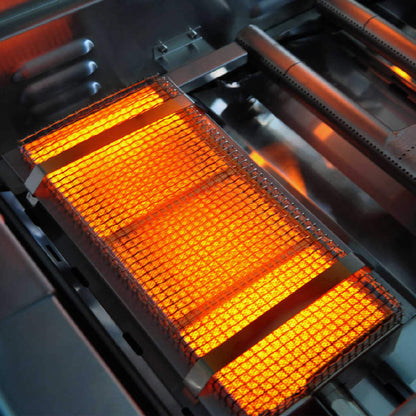 Edgestar 89K BTU 36-Inch Built-In Grill with Rotisserie and LED Lighting