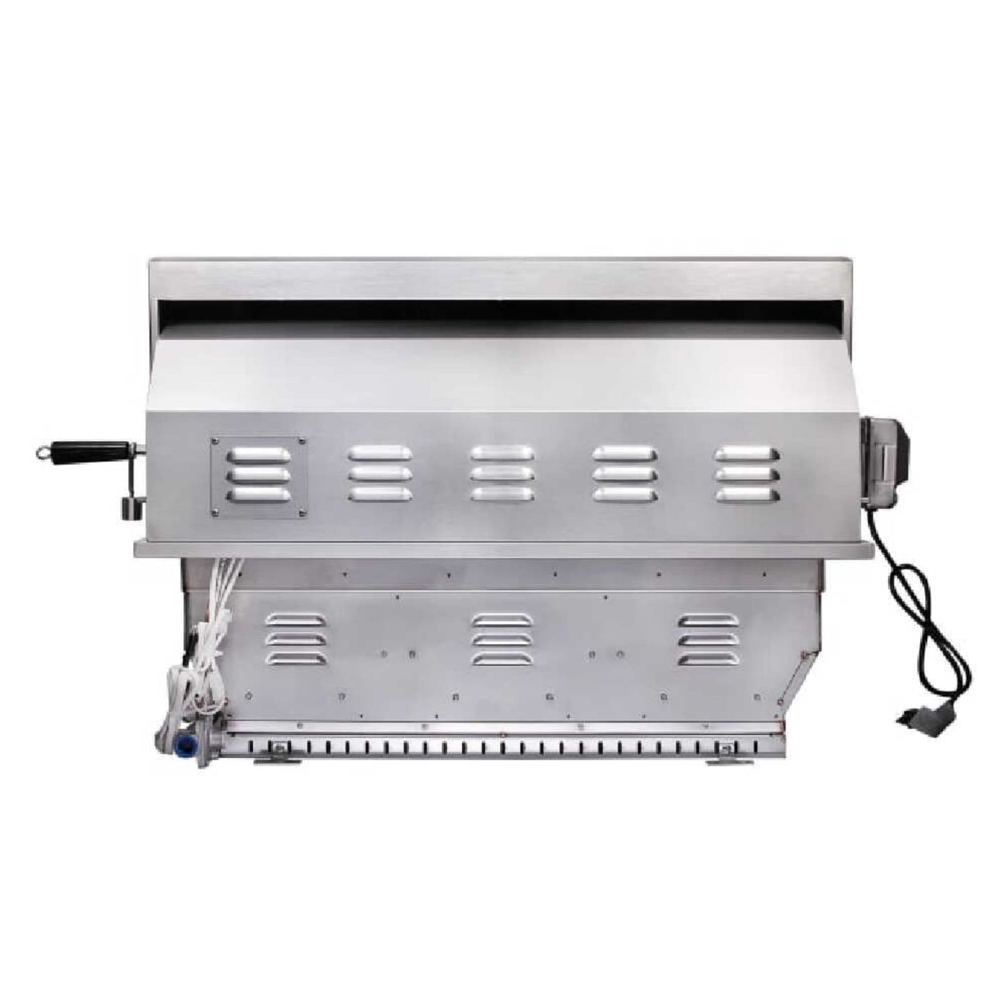 Edgestar 89K BTU 36-Inch Freestanding LED Lighting Grill and Cart With Rotisserie