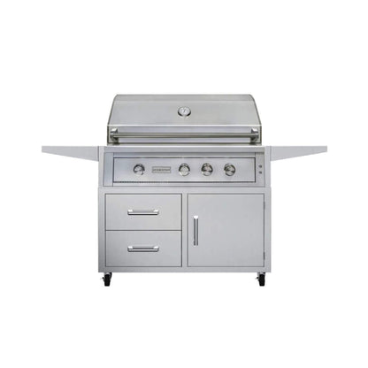 Edgestar 89K BTU 42-Inch Freestanding Grill and Cart with Rotisserie and Lighted Knobs