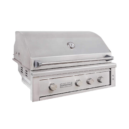 Edgestar 89K BTU 42-Inch Built-In Grill with Rotisserie and LED Lighting