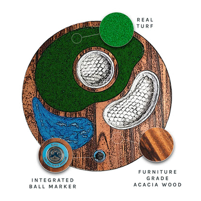 Resin Island Hole Golf Chipping Game & Cornhole