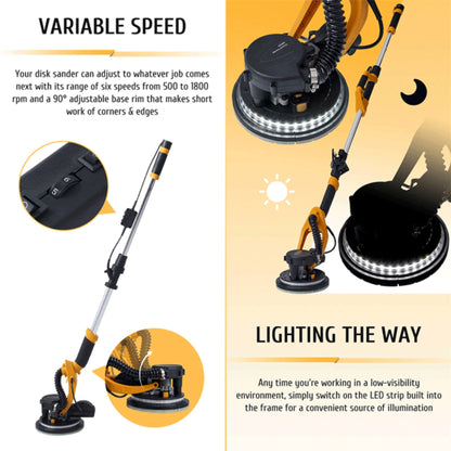 Preenex Electric Powered Drywall Sanding Machine with Dust Collection, 800W