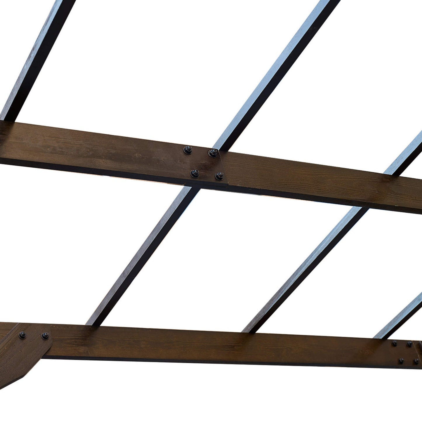 10' x 12' FT Alora Premium Outdoor Brown Cedar Wood Pergola For Spacious Patios