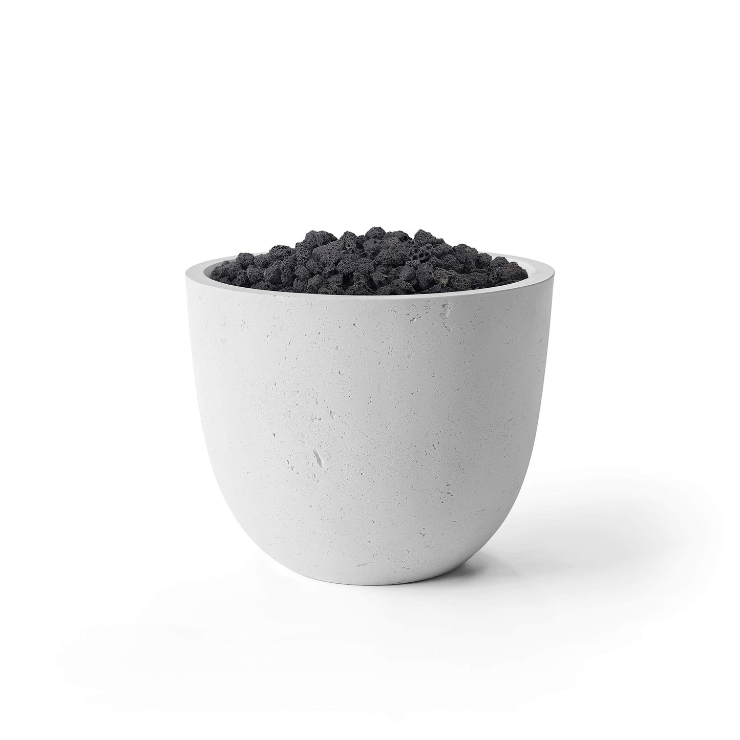 Element 20.5" Round Concrete Fire Pit - Match Lit