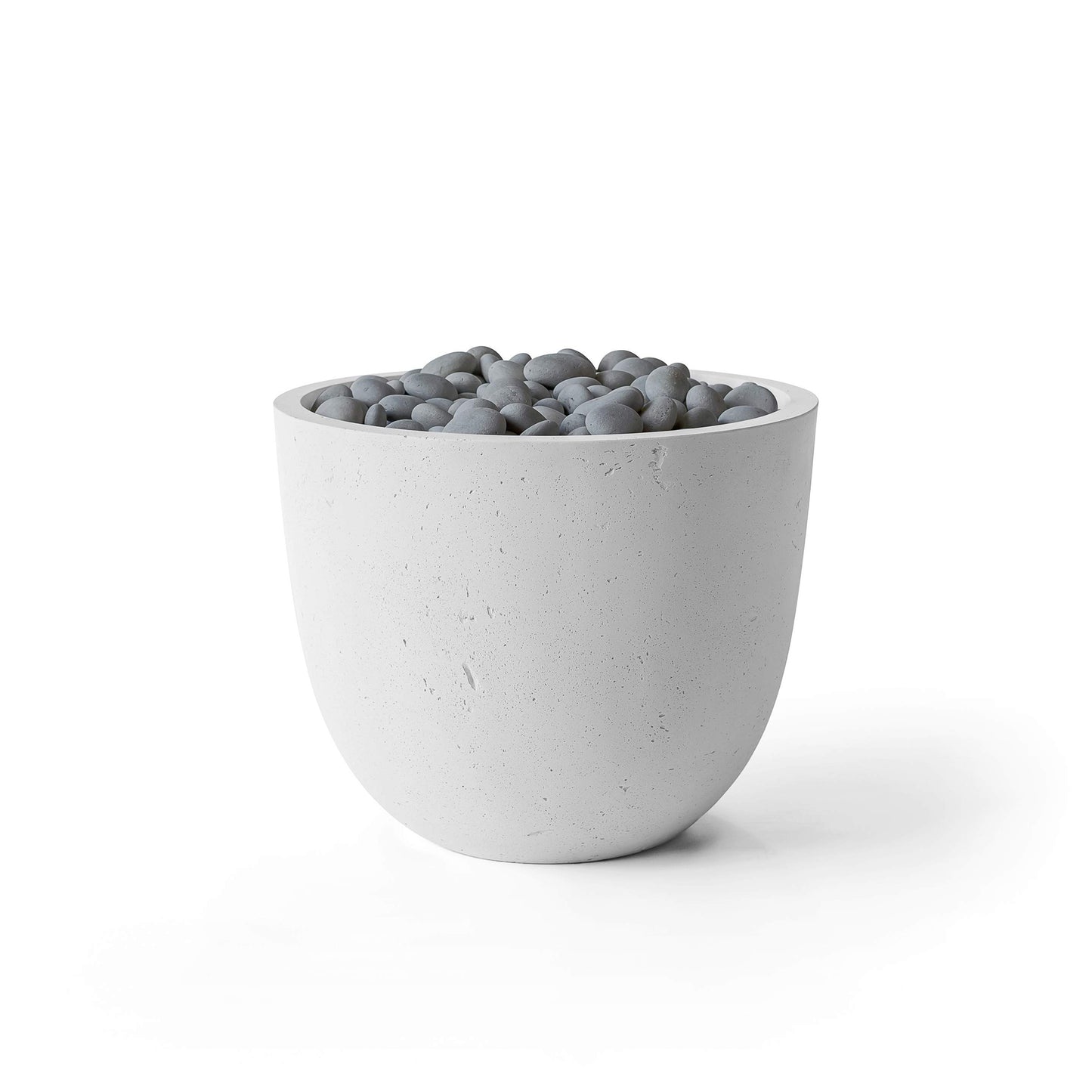 Element 20.5" Round Concrete Fire Pit - Match Lit