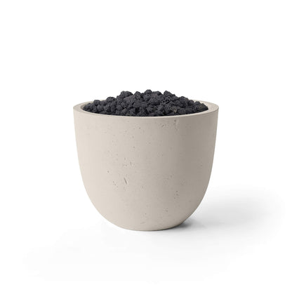 Element 20.5" Round Concrete Fire Pit - Match Lit