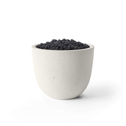 Element 20.5" Round Concrete Fire Pit - Match Lit