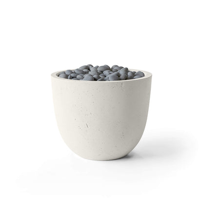 Element 20.5" Round Concrete Fire Pit - Match Lit