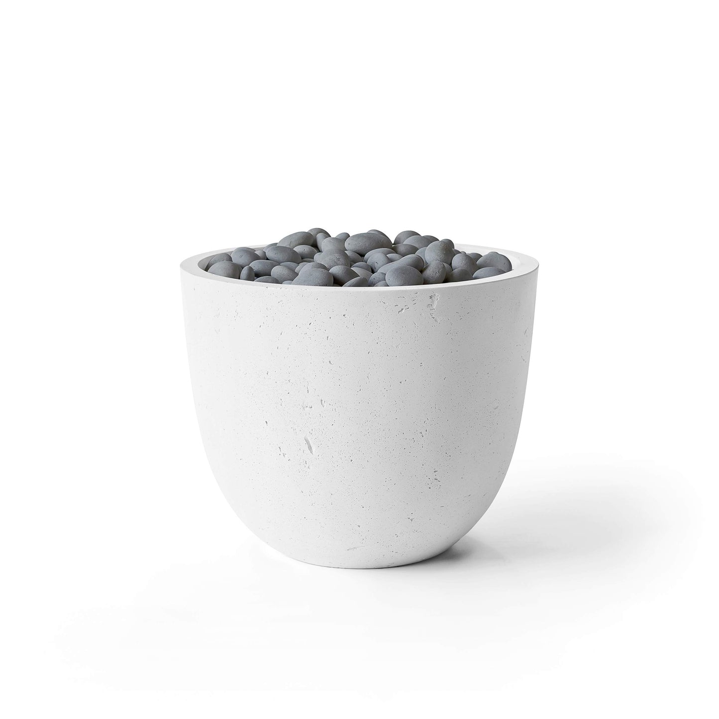Element 20.5" Round Concrete Fire Pit - Match Lit