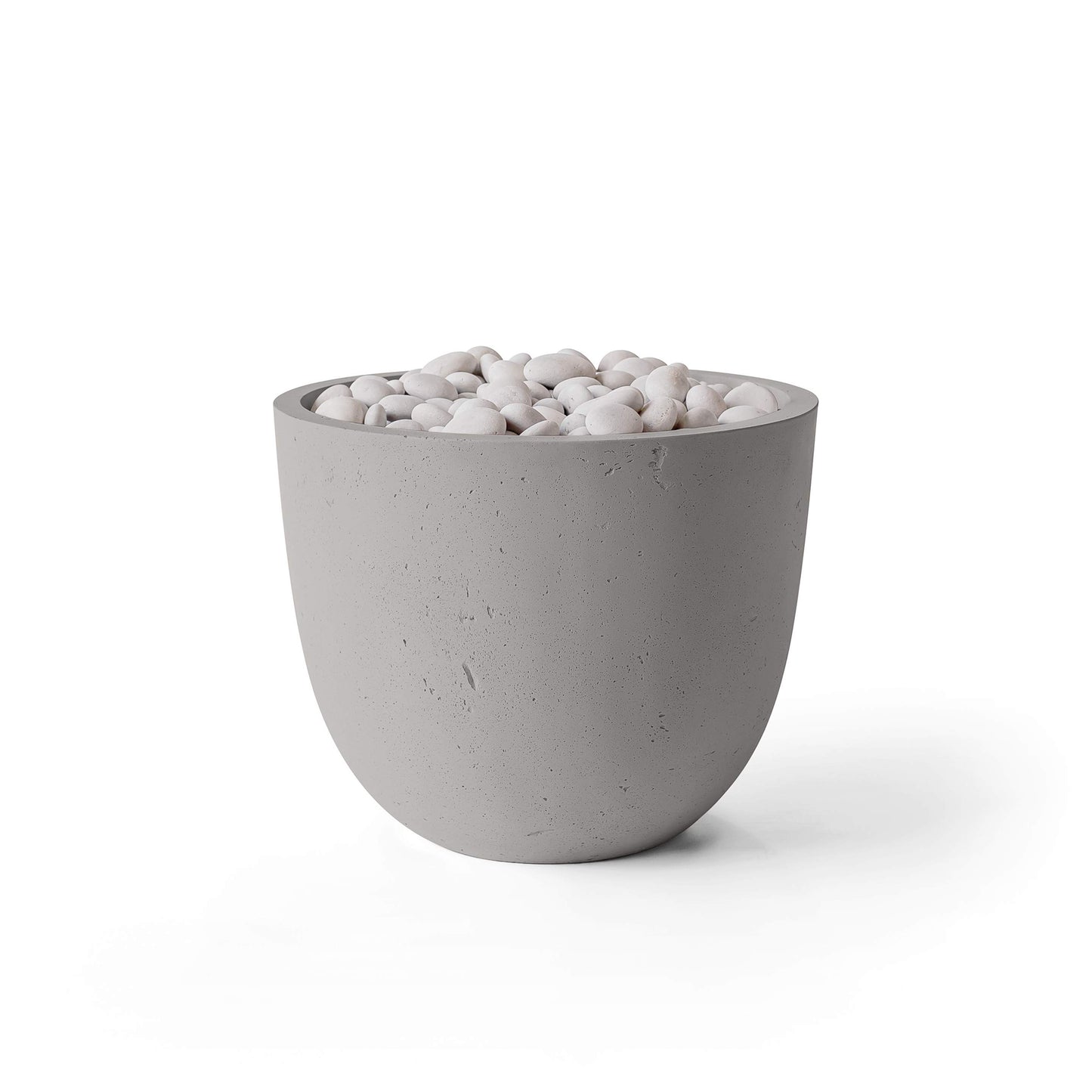 Element 20.5" Round Concrete Fire Pit - Match Lit