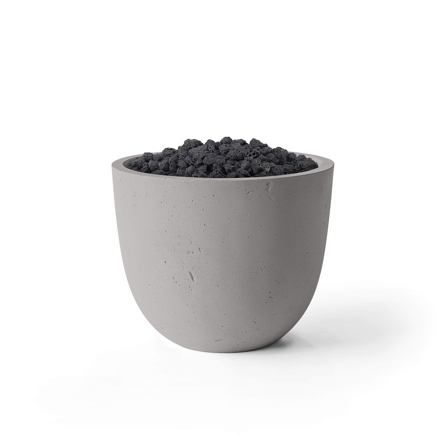 Element 20.5" Round Concrete Fire Pit - Match Lit