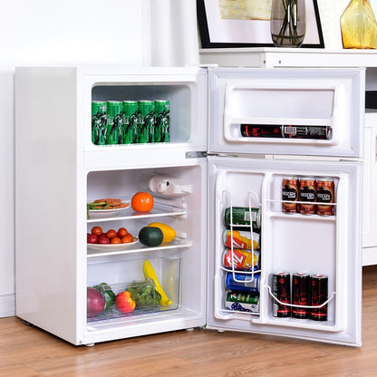 3.2 cu ft. Compact Stainless Steel Refrigerator