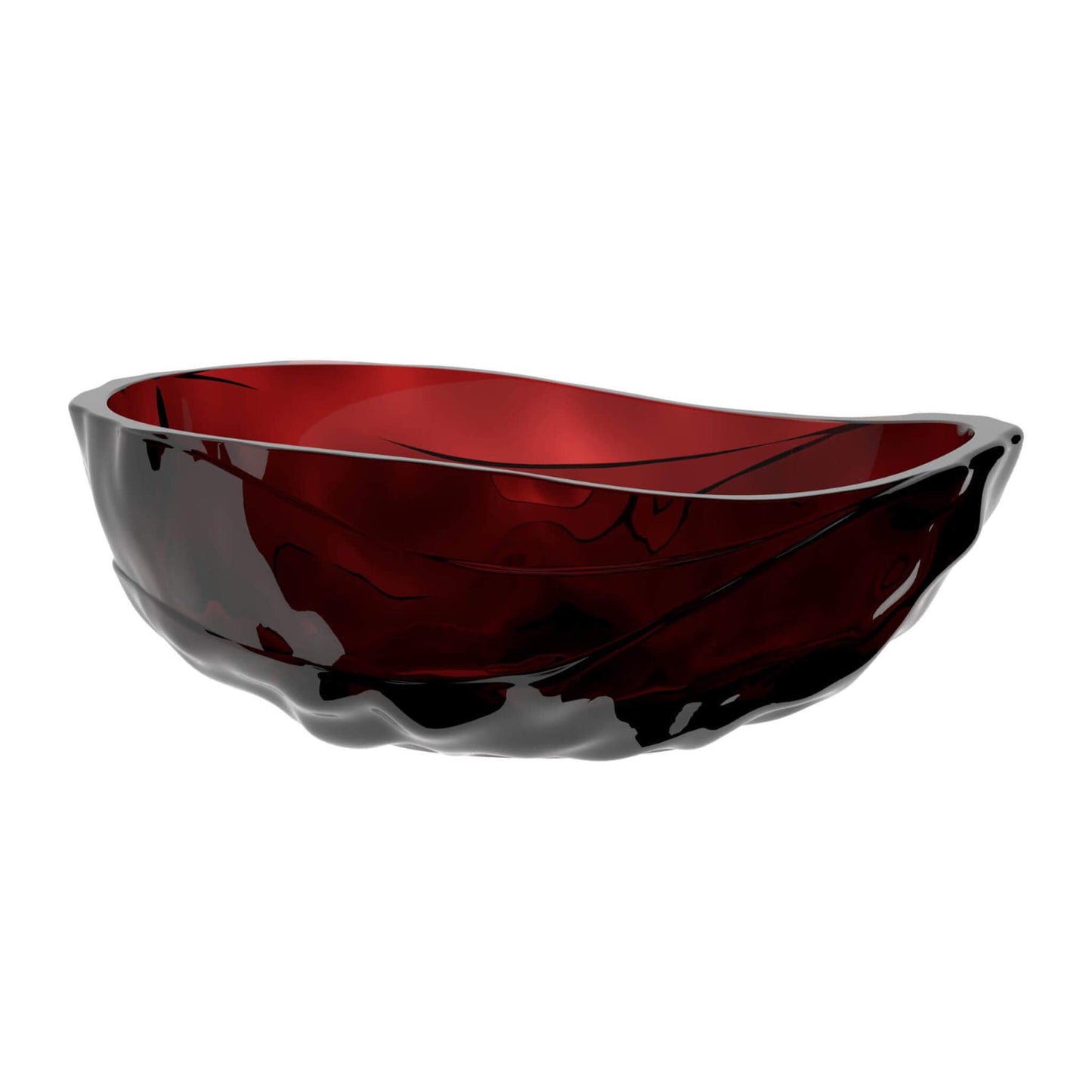 Alora Extra-Large 67-Inch Modern Freestanding Oval Resin Soaking Bathtub