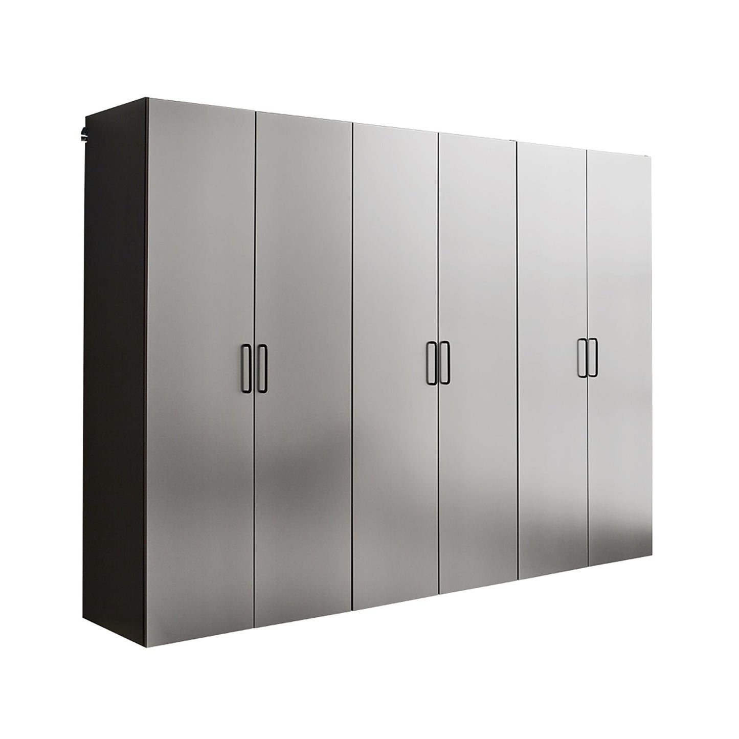 Extra Large Heavy-Duty 96-Inch Garage Cabinet Storage Set With Soft-Close Doors And Adjustable Shelves