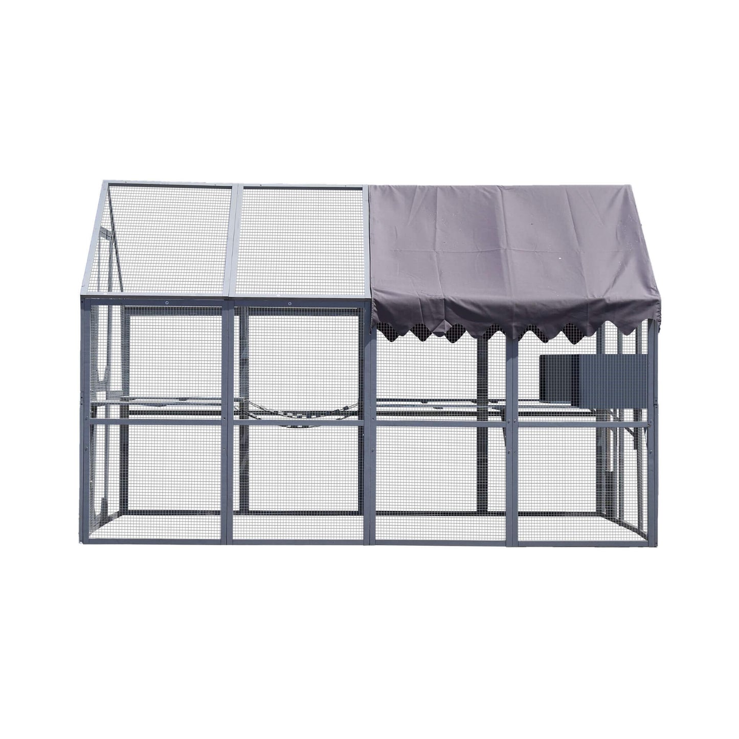 Alora Extra Large Outdoor Cat Kitten Playpen House With Platforms and Waterproof Cover
