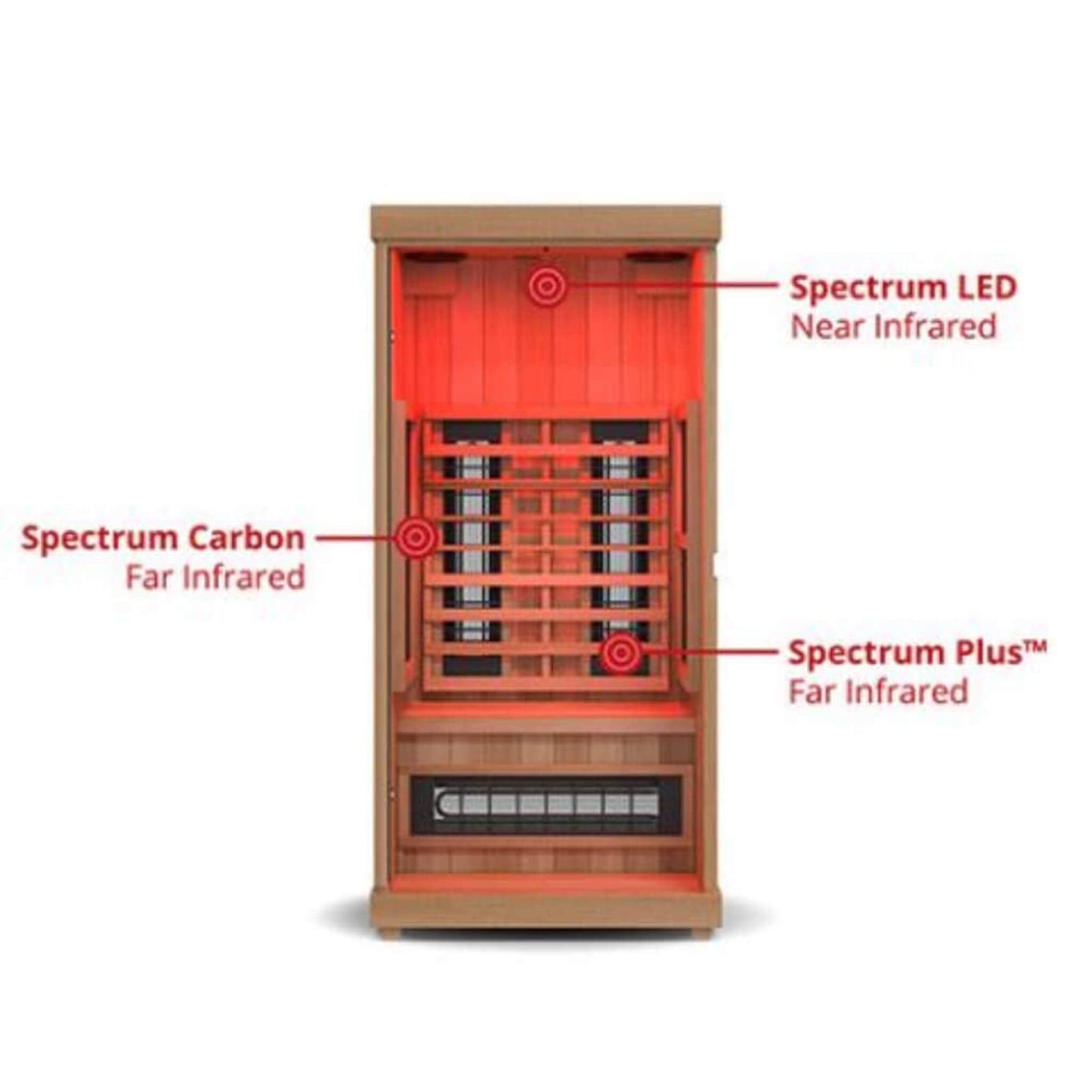 Finnmark FD-1 Full Spectrum 1-Person Home Infrared Sauna with Bluetooth Audio