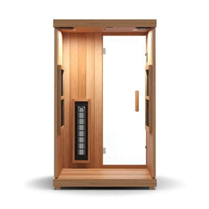 Finnmark FD-2 Full-Spectrum 2-Person Home Infrared Sauna with Built-In LCD Touchscreen Controller