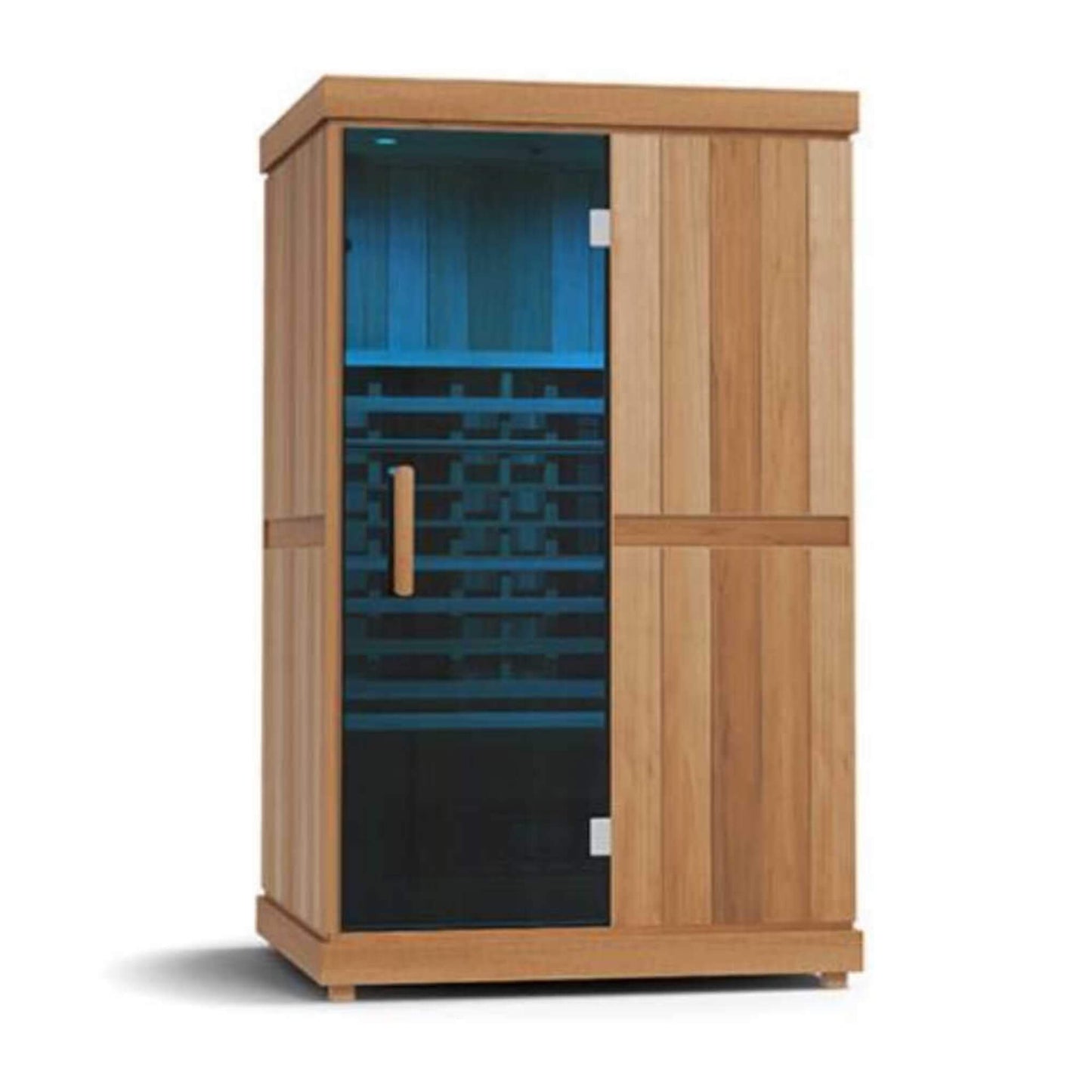 Finnmark FD-2 Full-Spectrum 2-Person Home Infrared Sauna with Built-In LCD Touchscreen Controller