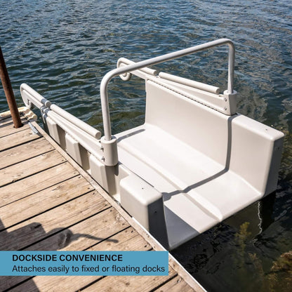Floating Kayak Launch Station for Fixed Docks Kayaks and Canoes