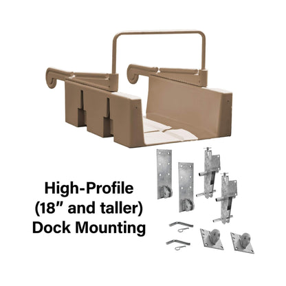 Floating Kayak Launch Station for Fixed Docks Kayaks and Canoes