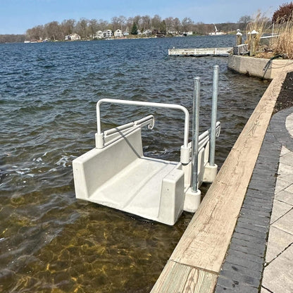 Floating Kayak Launch Station for Fixed Docks Kayaks and Canoes