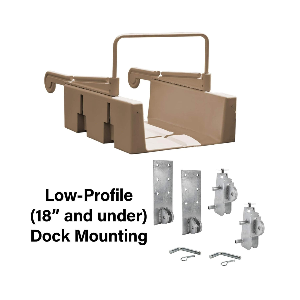 Floating Kayak Launch Station for Fixed Docks Kayaks and Canoes