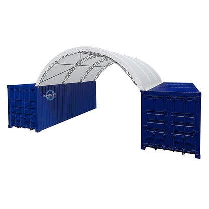 Reinforced 20FT x 20FT Double Truss Container Shelter