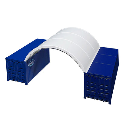 Reinforced 20FT x 20FT Double Truss Container Shelter