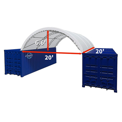 Reinforced 20FT x 20FT Double Truss Container Shelter