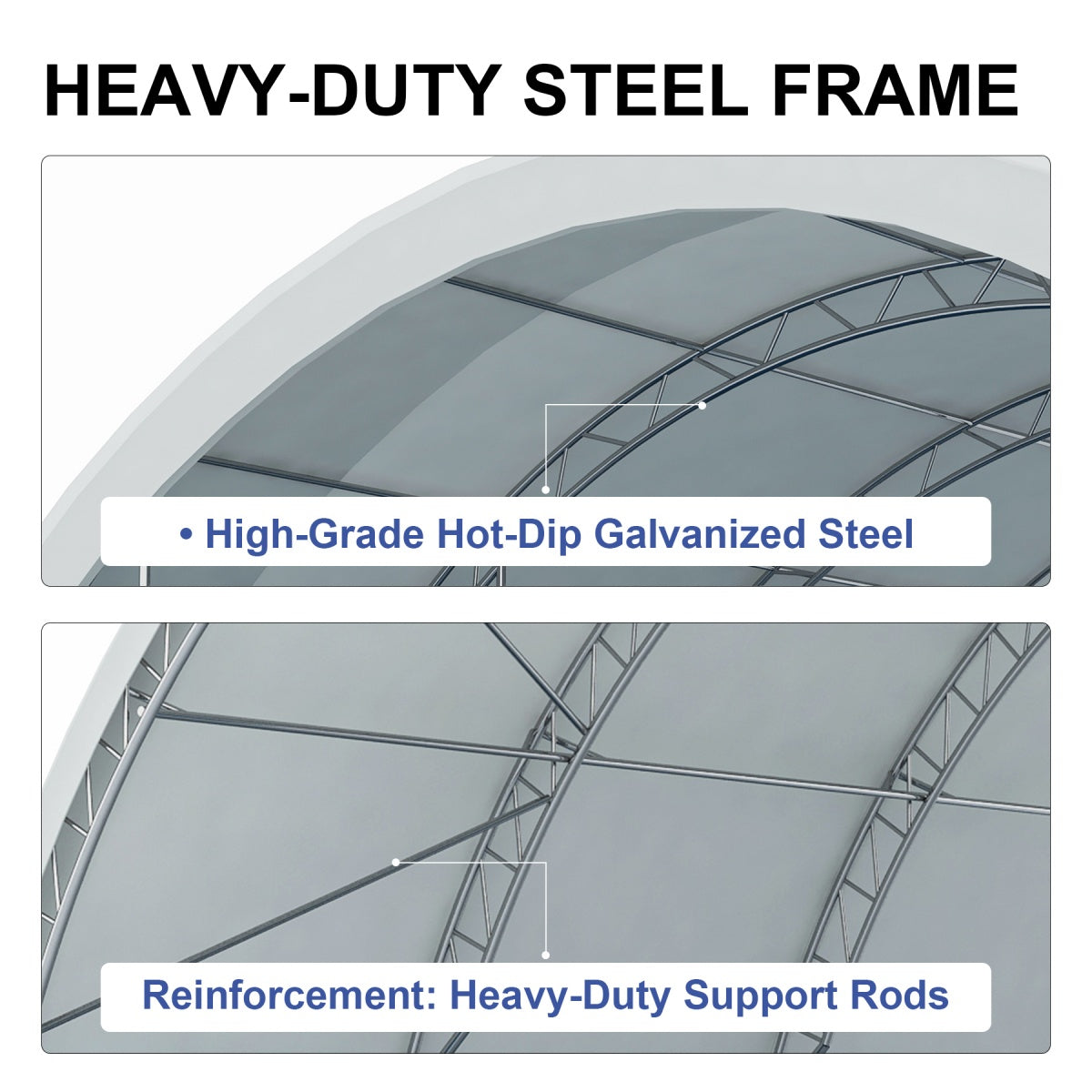 Reinforced 20FT x 20FT Double Truss Container Shelter