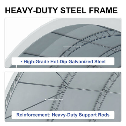 Reinforced 20FT x 20FT Double Truss Container Shelter