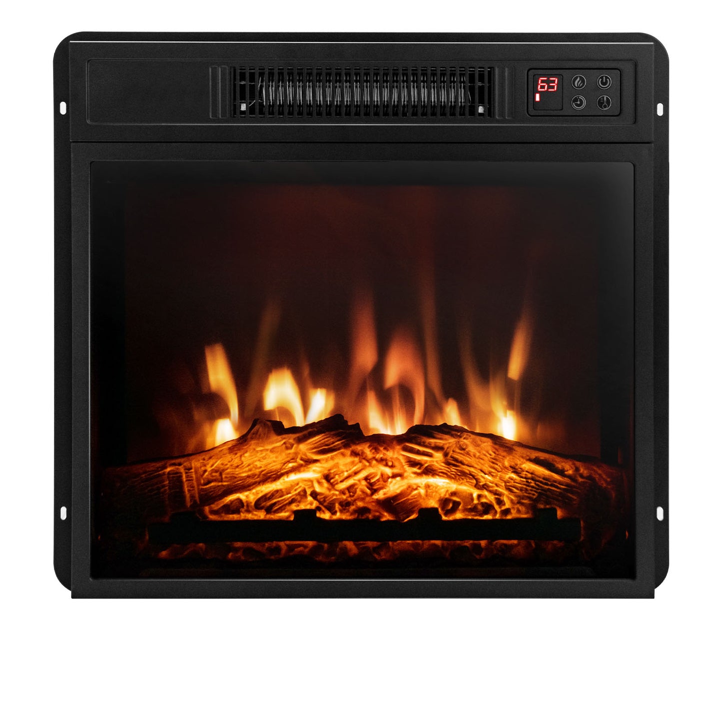 18" / 23" Electric Fireplace Inserted with Adjustable LED Flame