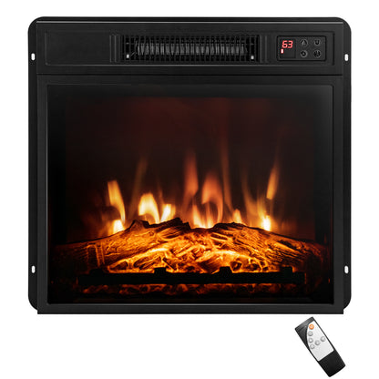 18" / 23" Electric Fireplace Inserted with Adjustable LED Flame