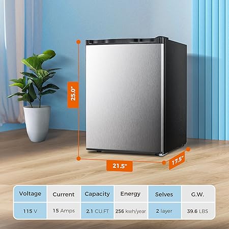 Free Standing Upright Freezer with Removable Shelf Reversible Single Door
