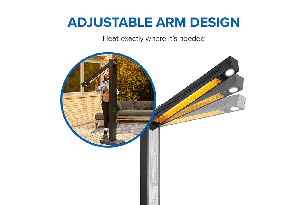 Phantom Freestand Outdoor Electric Infrared Heater