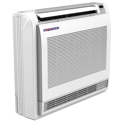 Pioneer® Quantum Ultra™ 12,000 BTU 24.6 SEER2 230V Floor/Low-Wall Mounted Console Ductless Mini-Split Air Conditioner Inverter Heat Pump Full Set